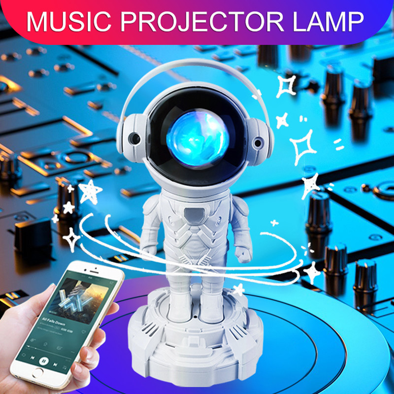 Decoration Led Star Galaxy 15cm Astronaut Projector Lamp